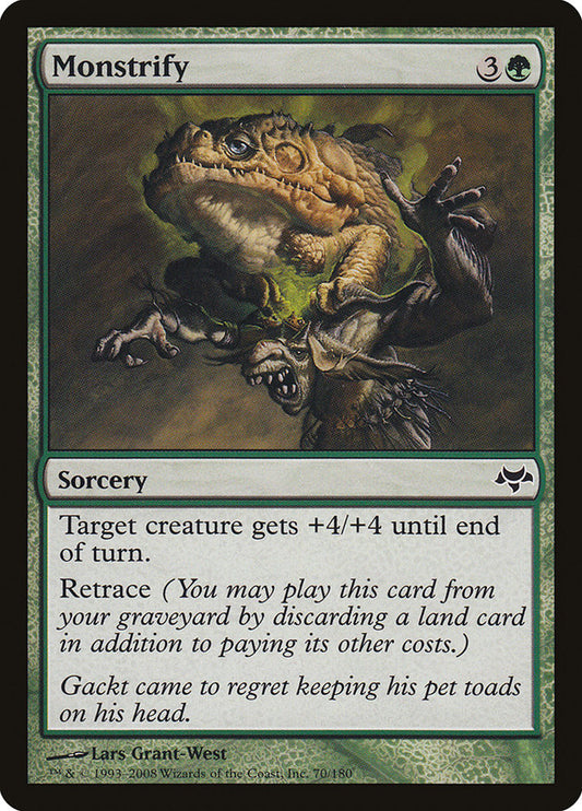 MTG Card Title: Monstrify EVE/70