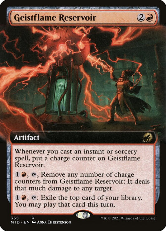 MTG Card Title: Geistflame Reservoir MID/355