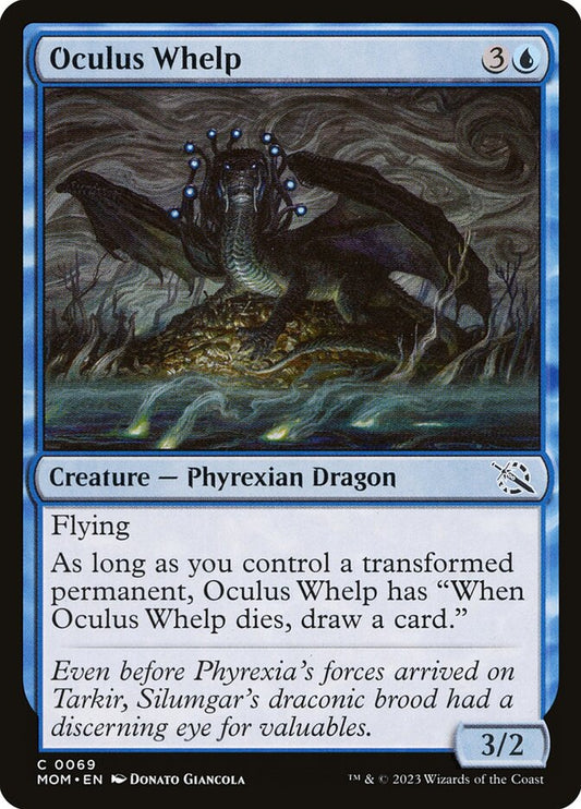 MTG Card Title: Oculus Whelp MOM/69