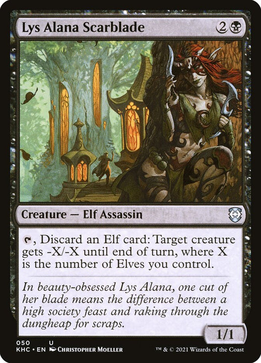 MTG Card Title: Lys Alana Scarblade KHC/50