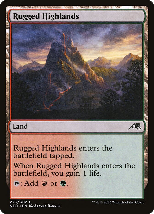 MTG Card Title: Rugged Highlands NEO/273
