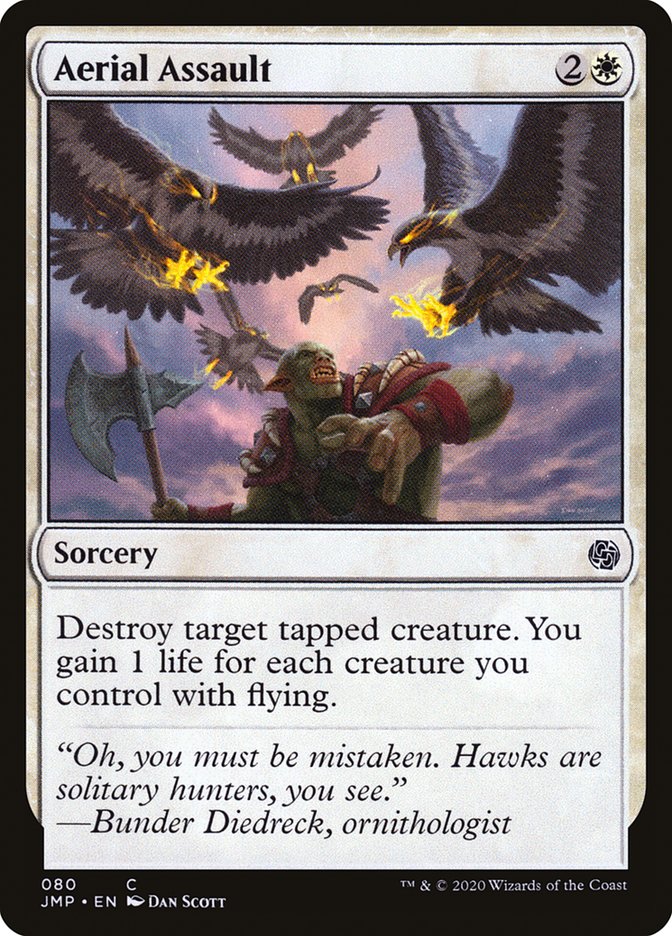 MTG Card Title: Aerial Assault JMP/80