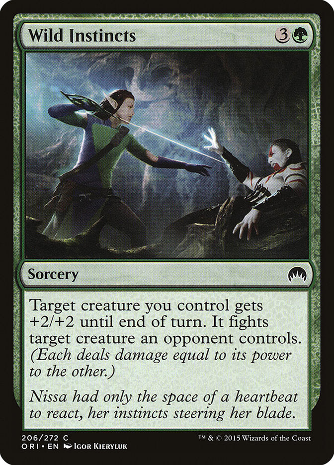 MTG Card Title: Wild Instincts ORI/206