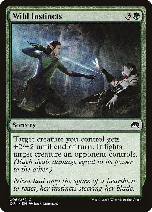 MTG Card Title: Wild Instincts ORI/206