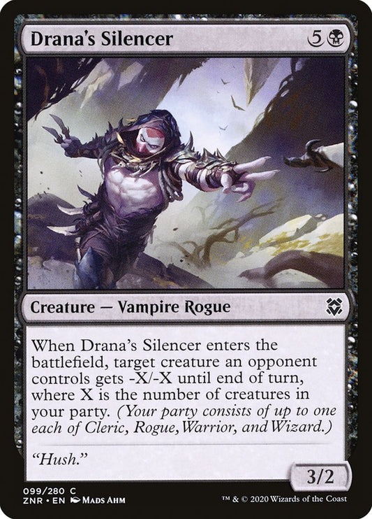 MTG Card Title: Drana's Silencer ZNR/99