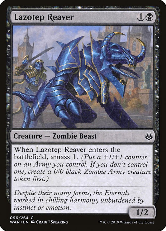 MTG Card Title: Lazotep Reaver WAR/96