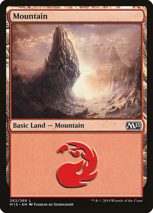 MTG Card Title: Mountain M15/263
