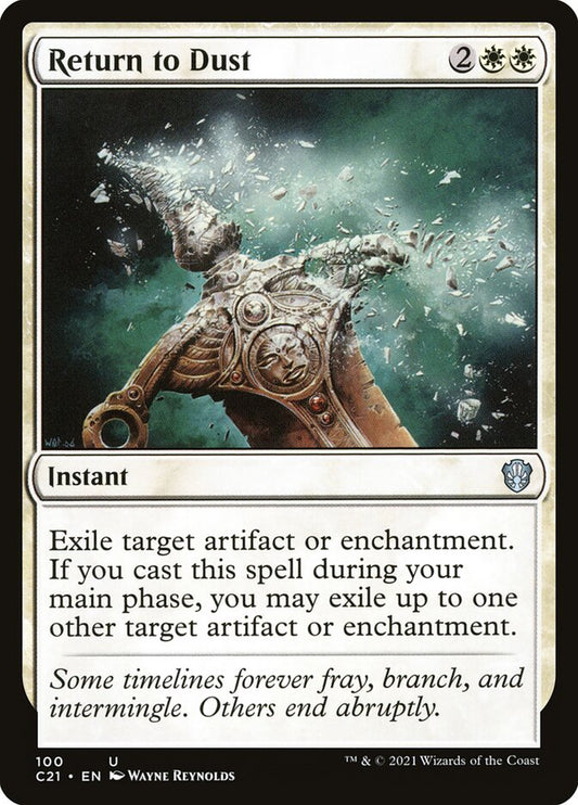MTG Card Title: Return to Dust C21/100