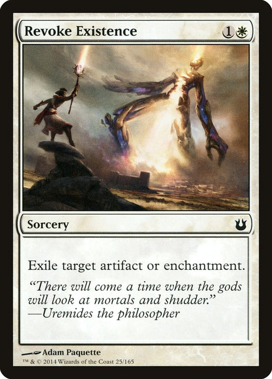 MTG Card Title: Revoke Existence BNG/25