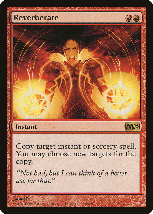 MTG Card Title: Reverberate M13/145