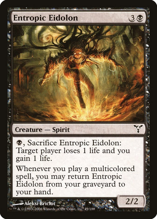 MTG Card Title: Entropic Eidolon DIS/45
