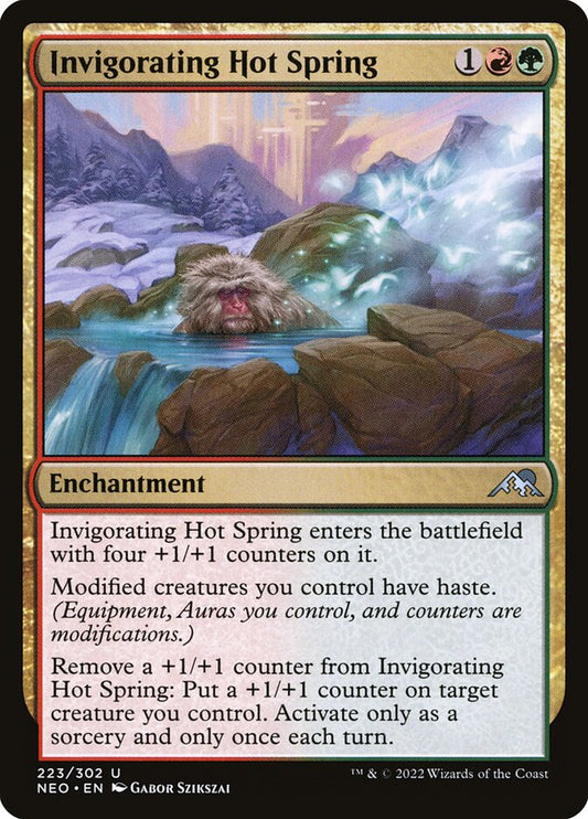 MTG Card Title: Invigorating Hot Spring NEO/223