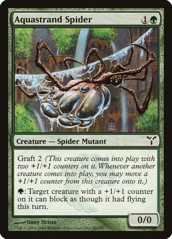 MTG Card Title: Aquastrand Spider DIS/80