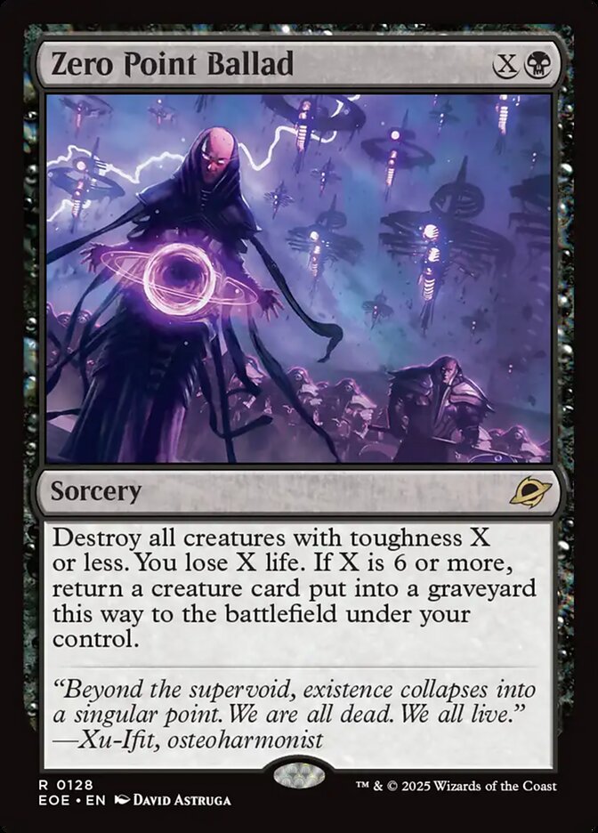 MTG Card Title: Zero Point Ballad EOE/128