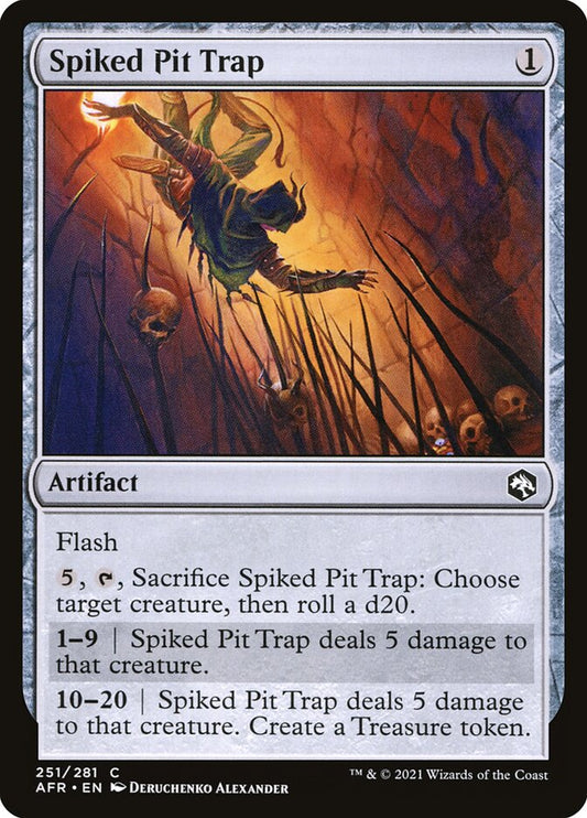 MTG Card Title: Spiked Pit Trap AFR/251