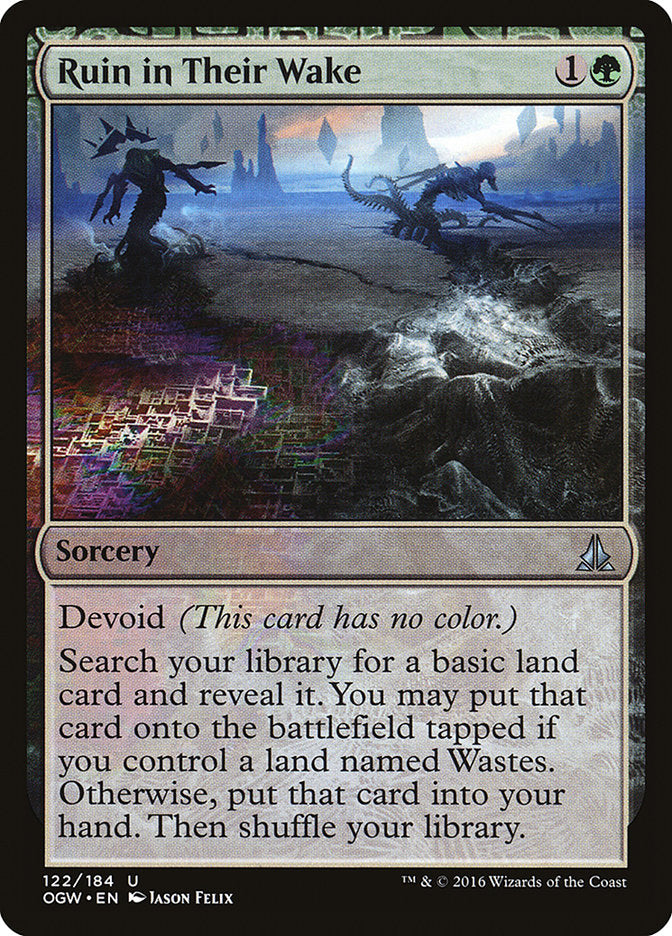 MTG Card Title: Ruin in Their Wake OGW/122