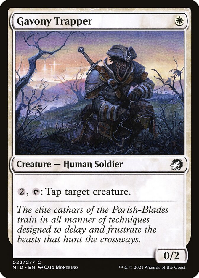MTG Card Title: Gavony Trapper MID/22
