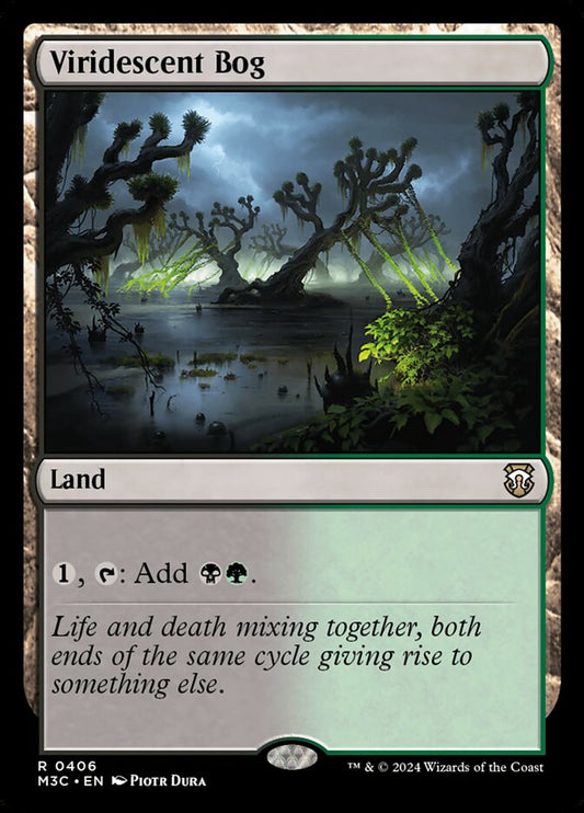 MTG Card Title: Viridescent Bog M3C/406
