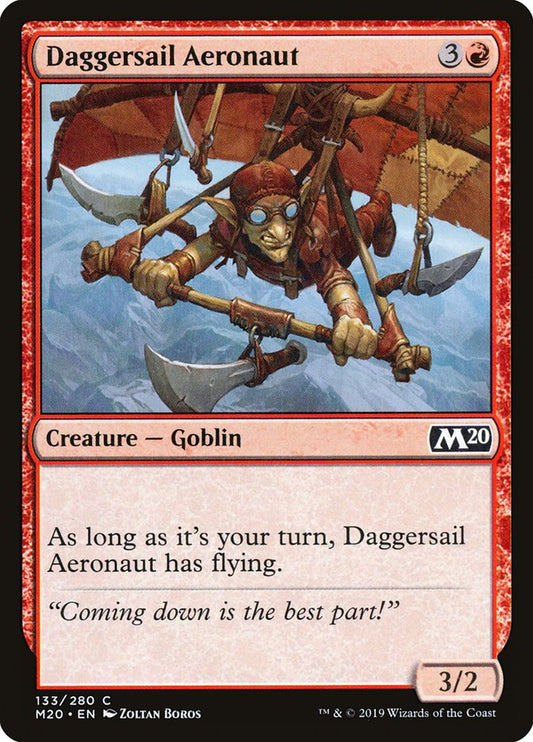 MTG Card Title: Daggersail Aeronaut M20/133