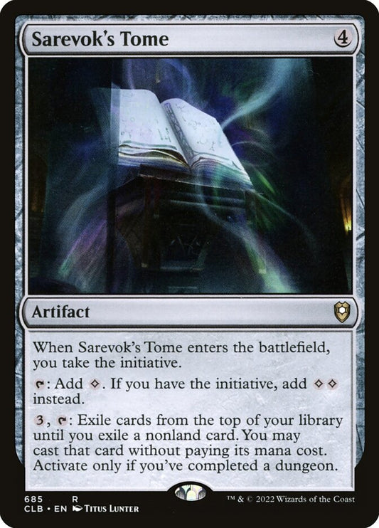 MTG Card Title: Sarevok's Tome CLB/685