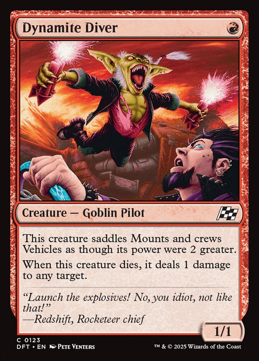 MTG Card Title: Dynamite Diver DFT/123