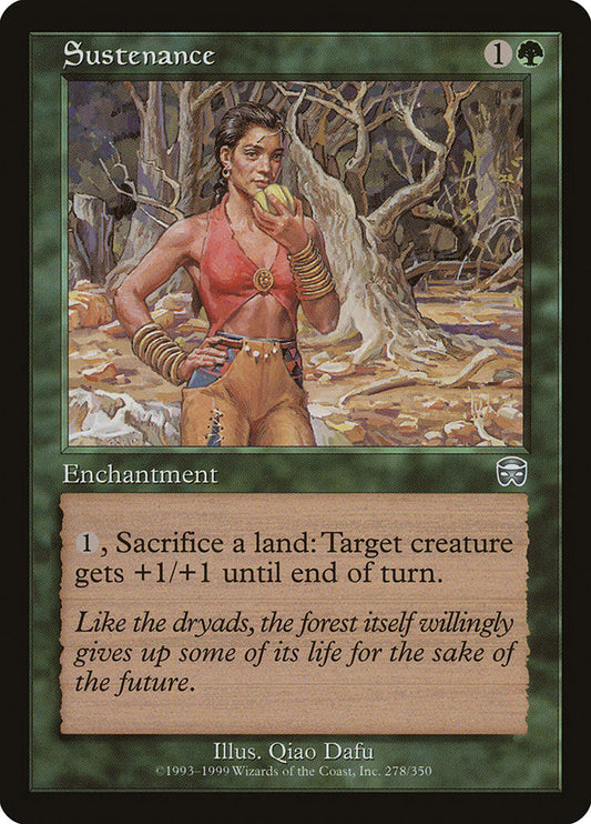 MTG Card Title: Sustenance MMQ/278