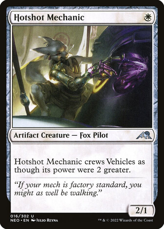 MTG Card Title: Hotshot Mechanic NEO/16