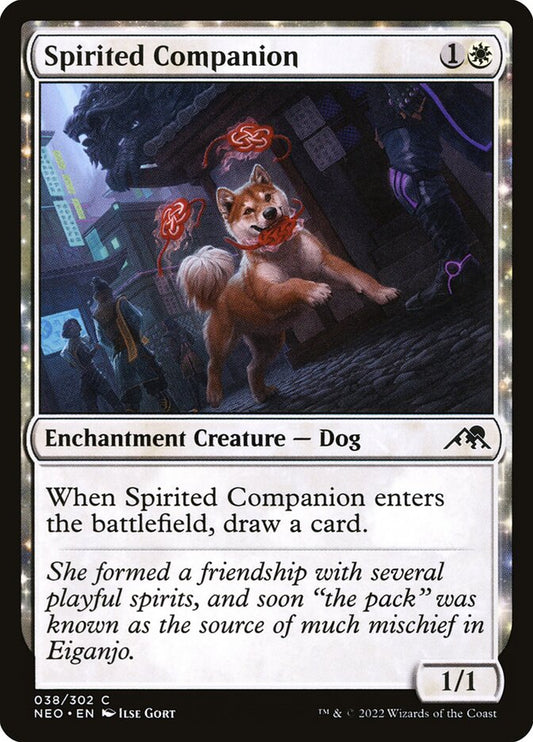 MTG Card Title: Spirited Companion NEO/38