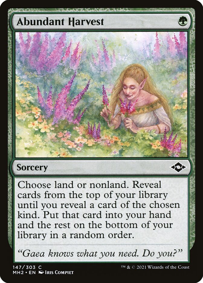 MTG Card Title: Abundant Harvest MH2/147