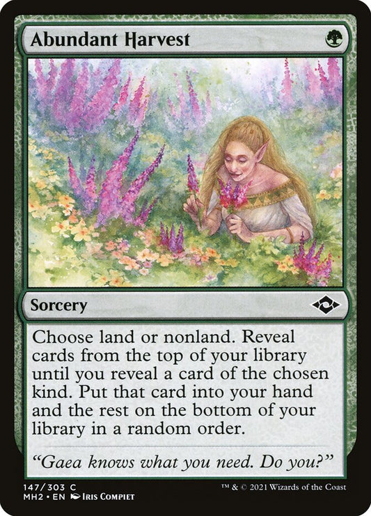 MTG Card Title: Abundant Harvest MH2/147