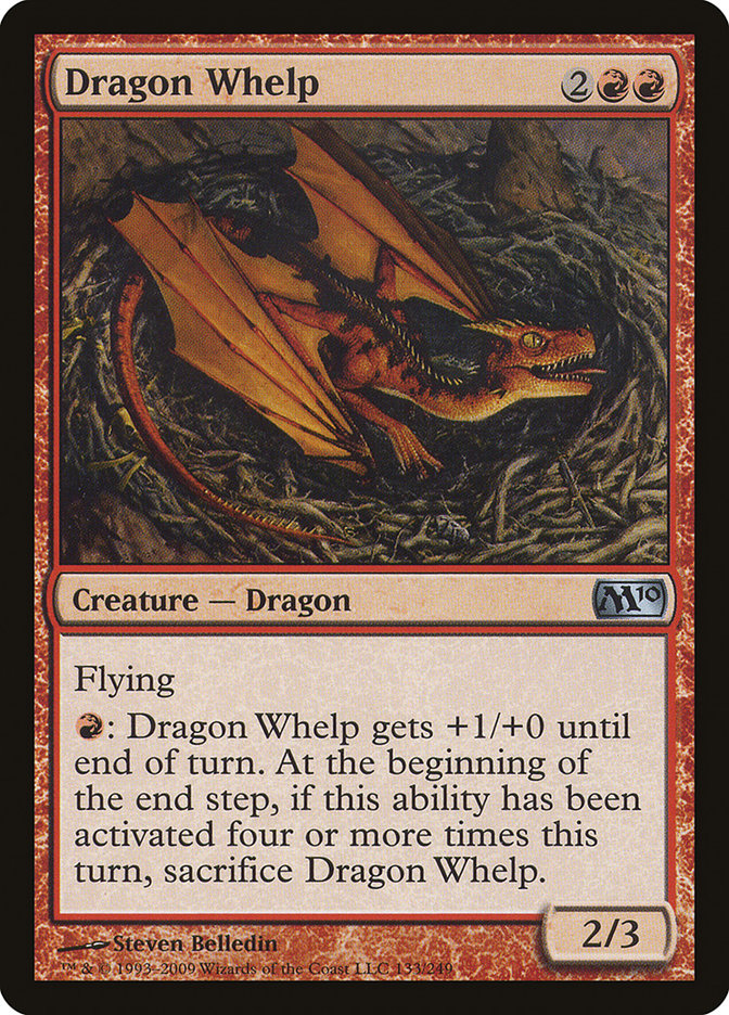 MTG Card Title: Dragon Whelp M10/133
