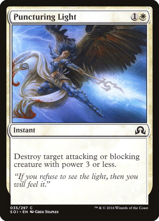 MTG Card Title: Puncturing Light SOI/35