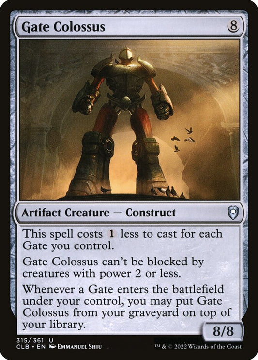 MTG Card Title: Gate Colossus CLB/315