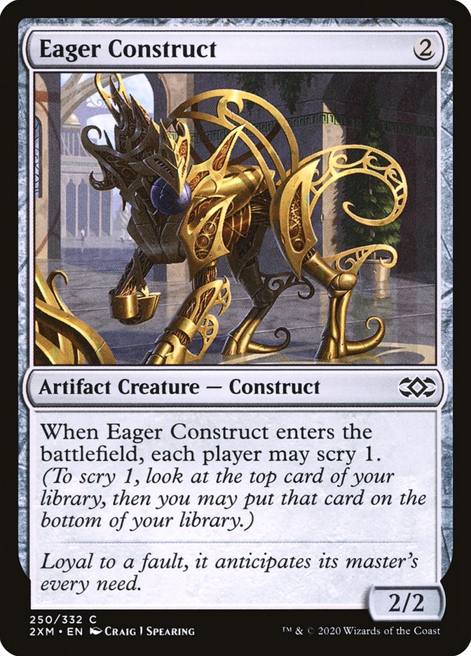 MTG Card Title: Eager Construct 2XM/250
