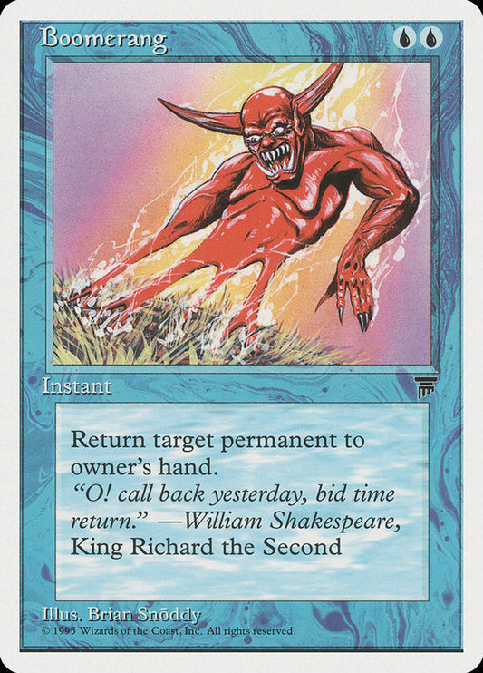 MTG Card Title: Boomerang CHR/16