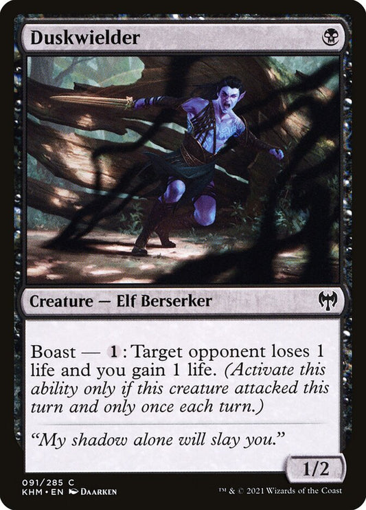 MTG Card Title: Duskwielder KHM/91
