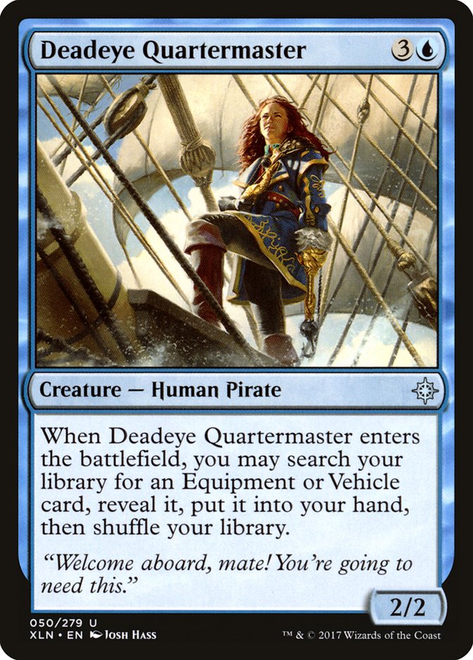 MTG Card Title: Deadeye Quartermaster XLN/50