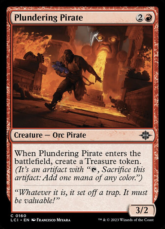 MTG Card Title: Plundering Pirate LCI/160