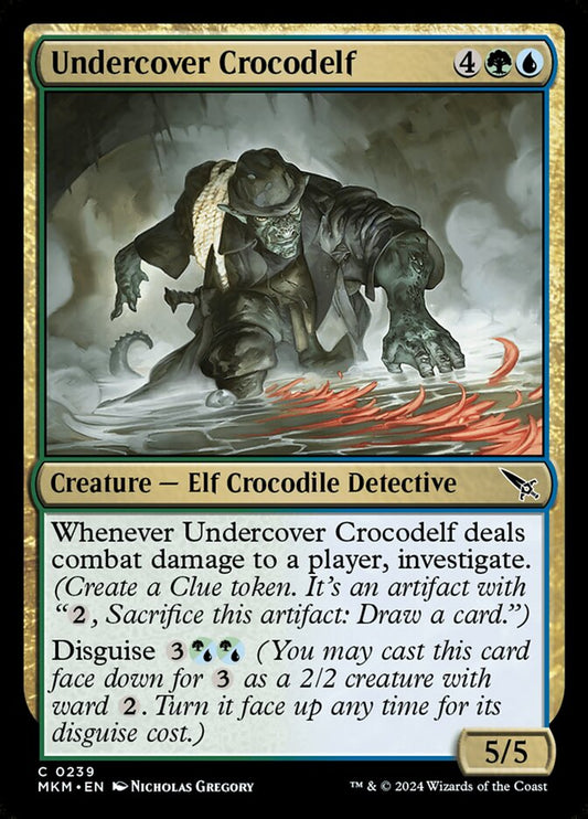 MTG Card Title: Undercover Crocodelf MKM/239