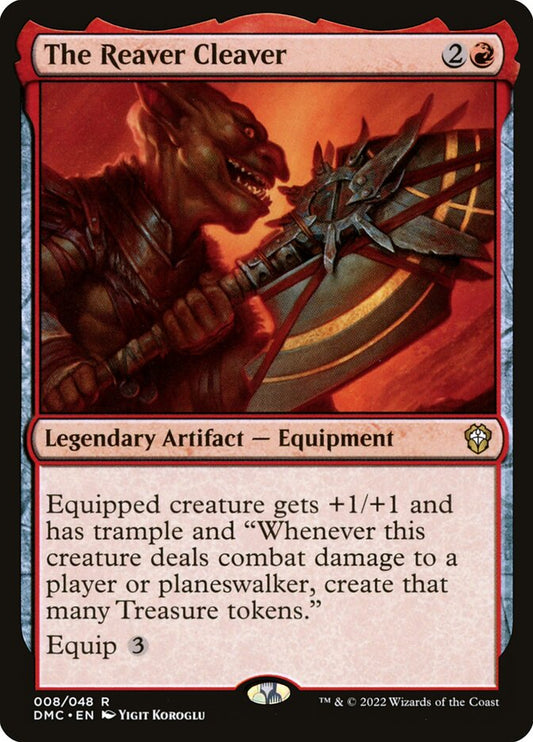 MTG Card Title: The Reaver Cleaver DMC/8