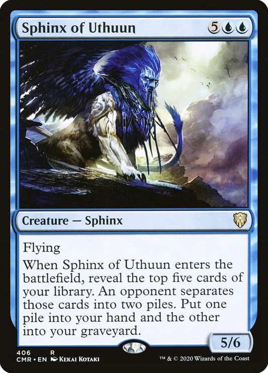 MTG Card Title: Sphinx of Uthuun CMR/406