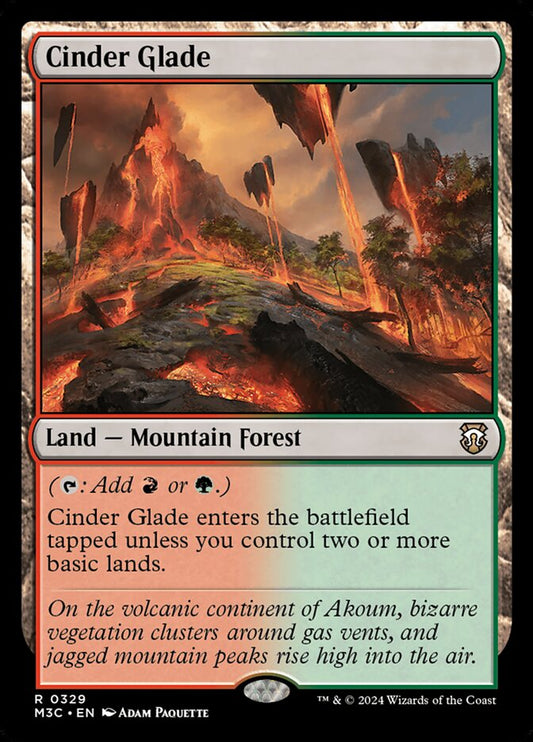 MTG Card Title: Cinder Glade M3C/329