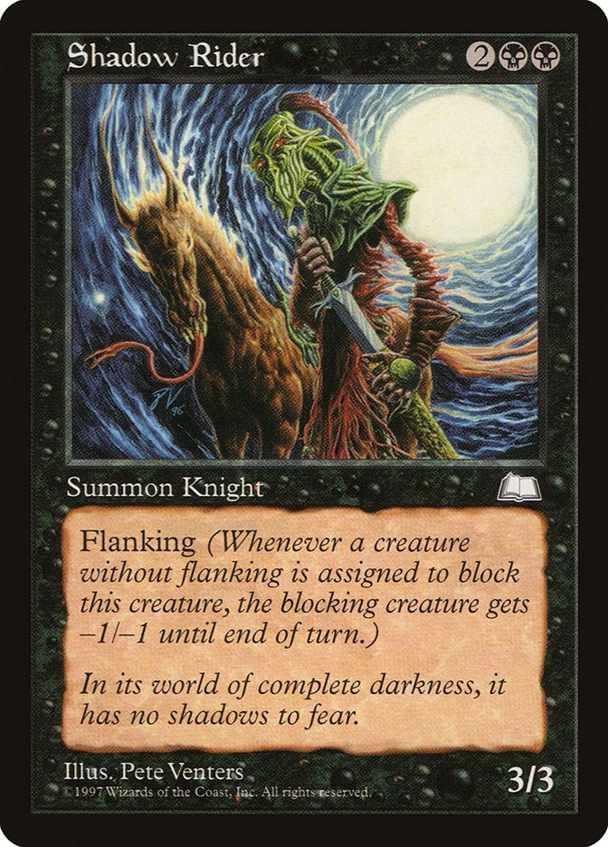 MTG Card Title: Shadow Rider WTH/79