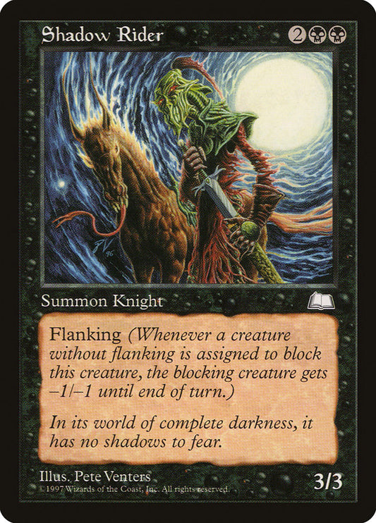 MTG Card Title: Shadow Rider WTH/79