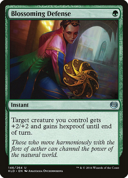 MTG Card Title: Blossoming Defense KLD/146