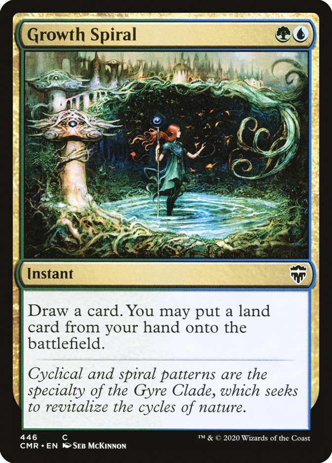 MTG Card Title: Growth Spiral CMR/446