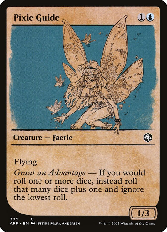 MTG Card Title: Pixie Guide AFR/309