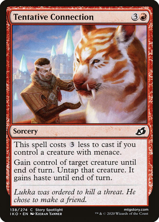MTG Card Title: Tentative Connection IKO/138