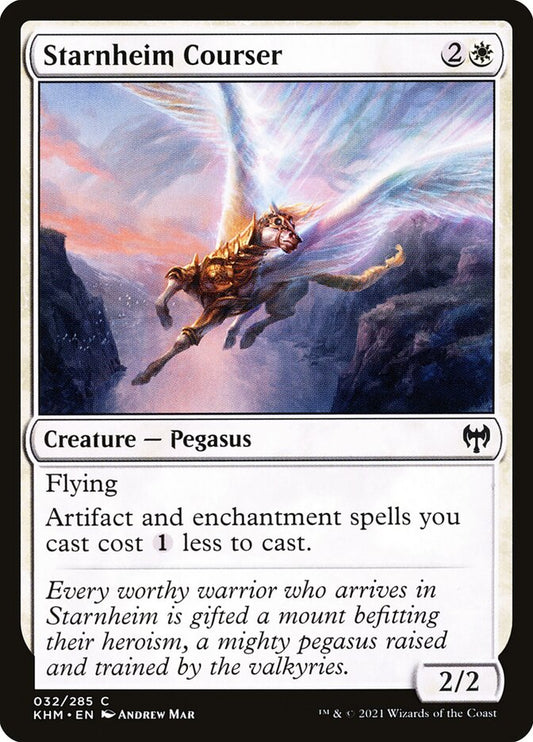 MTG Card Title: Starnheim Courser KHM/32