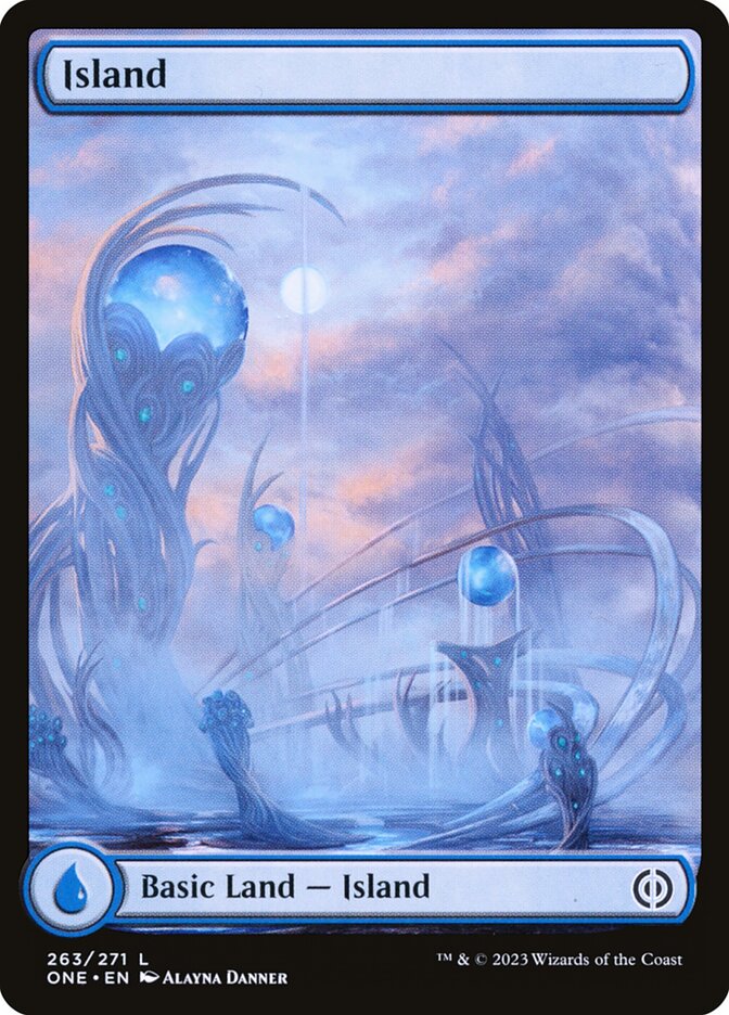 MTG Card Title: Island ONE/263